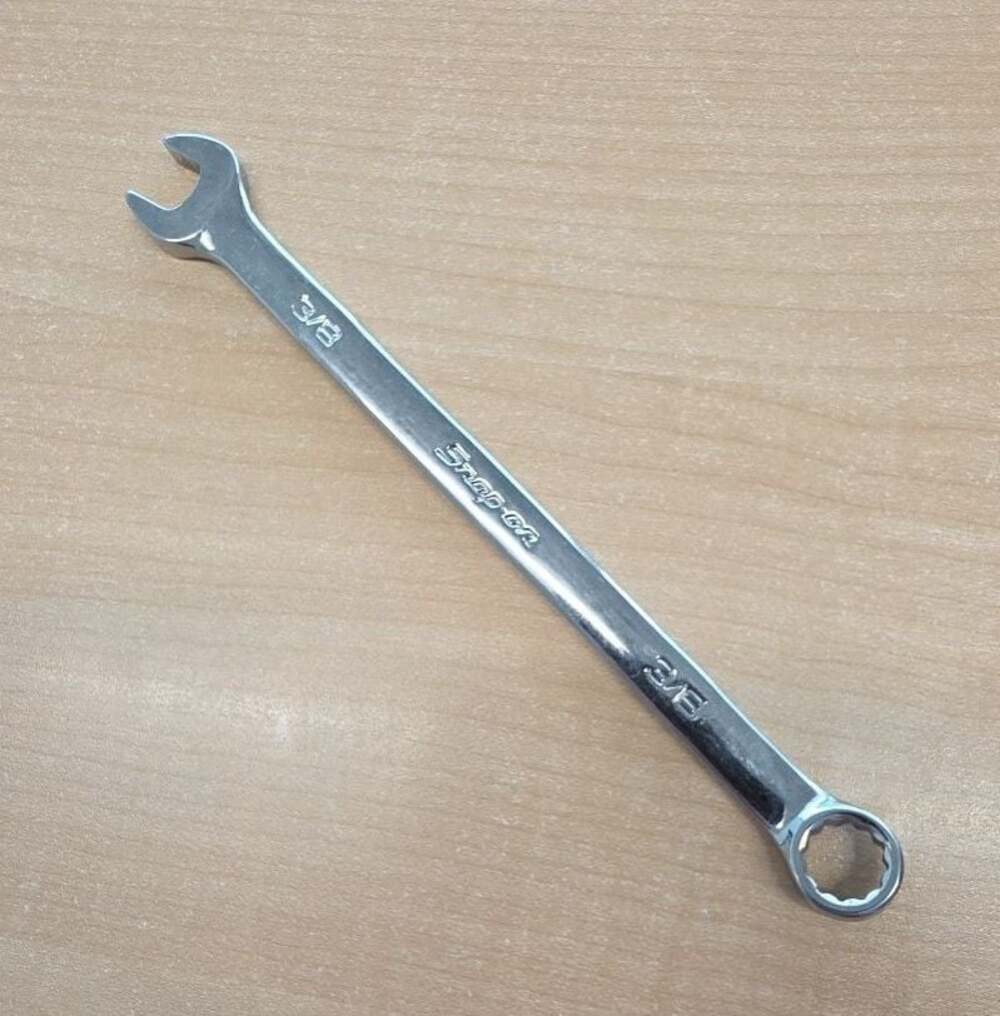 Snap-on 3/8" SAE Flank Drive Combination 6 1/2" Wrench